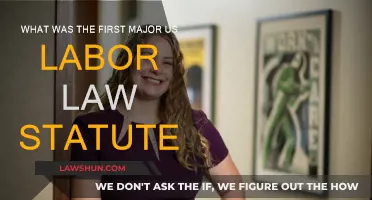 US Labor Law: The First Major Statute