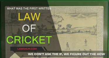 Cricket's First Written Law: The 1744 Standard Codebook