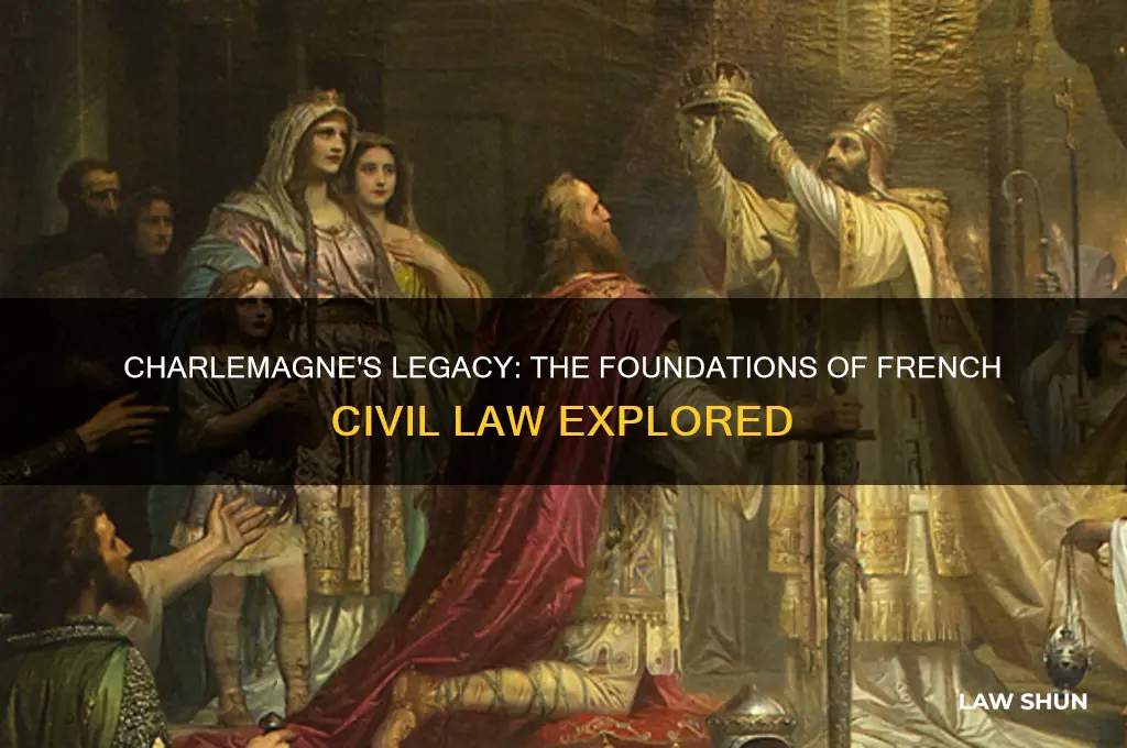 what was the french civil law charlemagne