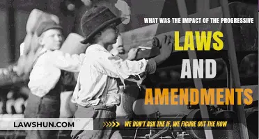 Progressive Laws and Amendments: Transforming Society and Shaping Modern America