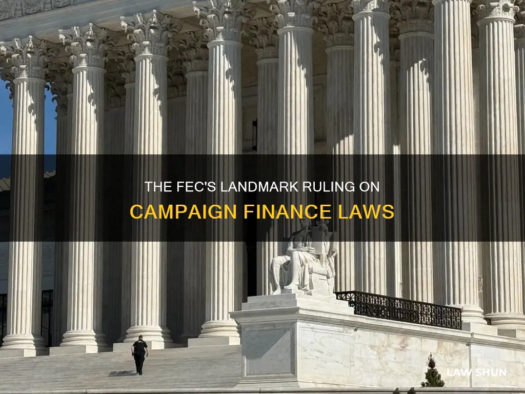 what was the law created by cu v fec