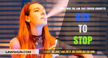 The Law That Ended Cigarette Ads: A Historical Overview