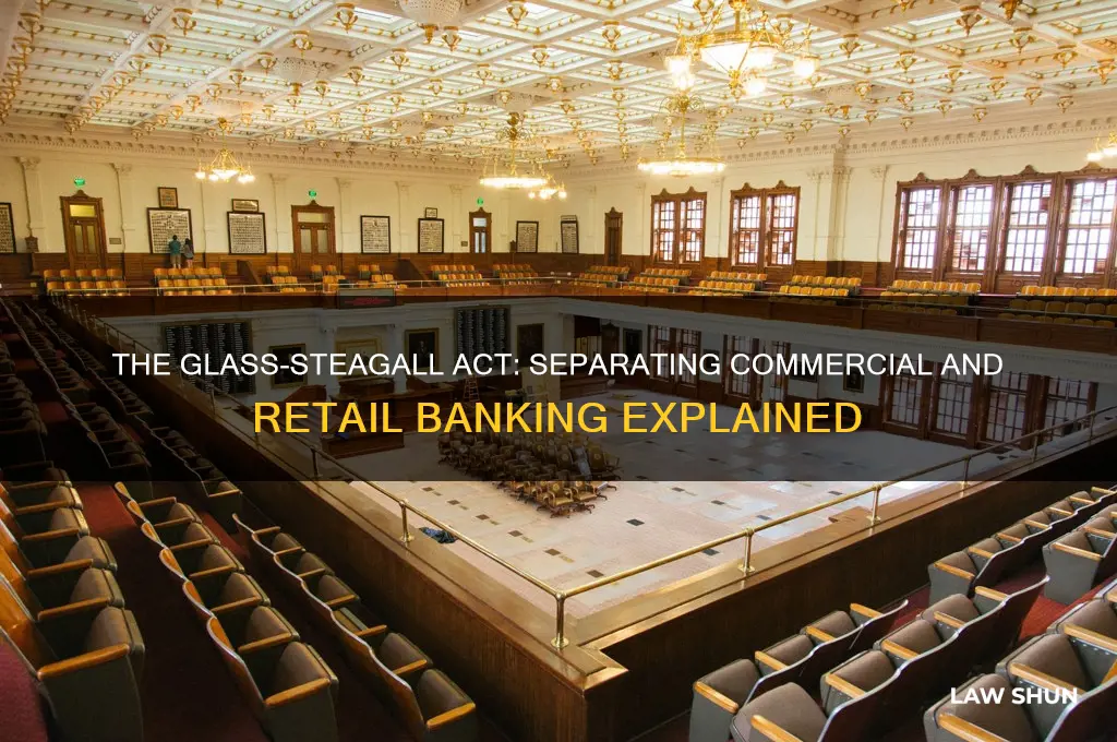 what was the law that separated commercial from retail banks