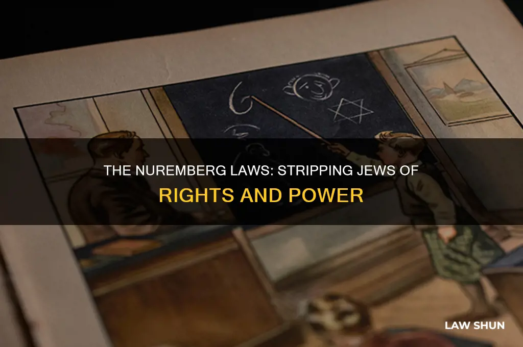 what was the law that took away power from jews