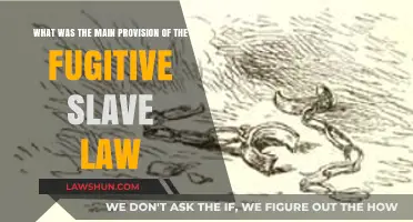Fugitive Slave Law's Key Provision: A Historical Overview