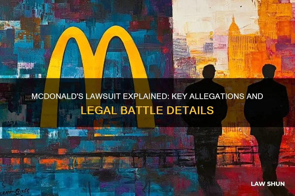 what was the mcdonalds law suit about