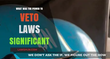 The Power to Veto Laws: Its Historical and Political Significance