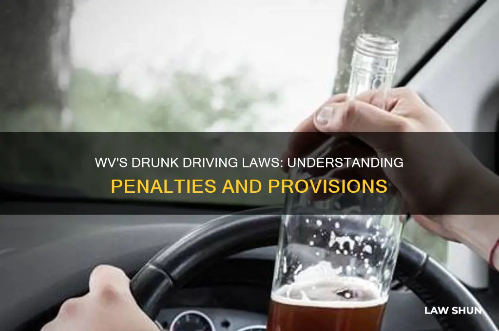 what was the provision for drunk driving laws in wv