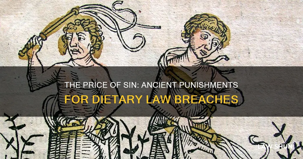 what was the punishment for breaking dietary laws