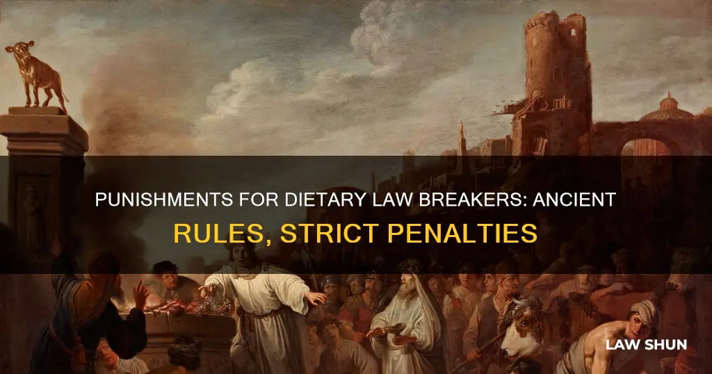 what was the punishment for breaking dietary laws