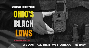 Ohio's Black Laws: Unveiling the Purpose Behind Discriminatory Legislation