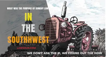 Understanding the Historical Purpose of Sunday Laws in the Southwest