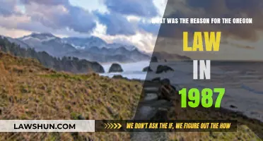 Understanding the 1987 Oregon Law: Its Purpose and Impact Explained
