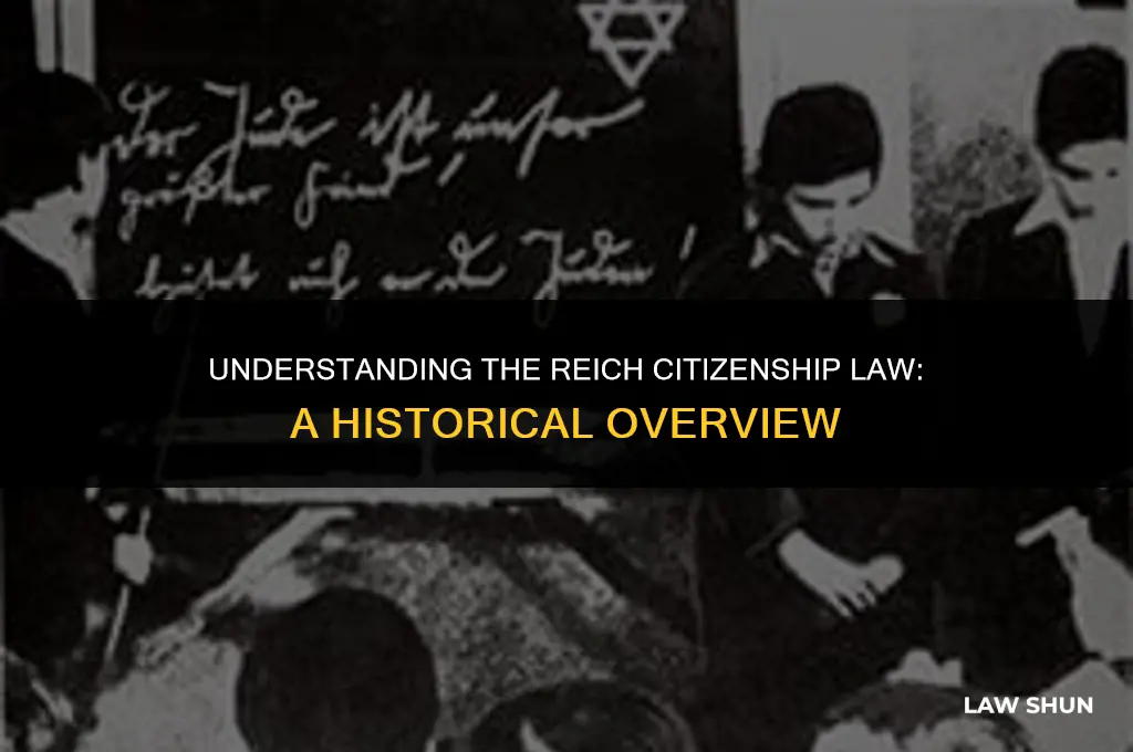 what was the reich citizenship law