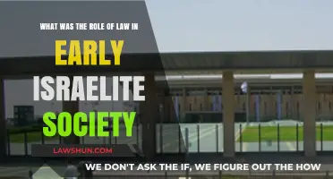 Law's Role in Shaping Early Israelite Society and Culture