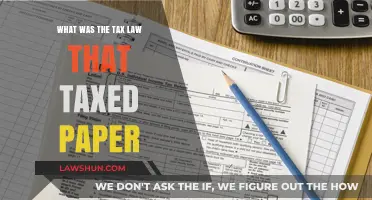 The Paper Tax Law: A Historical Perspective