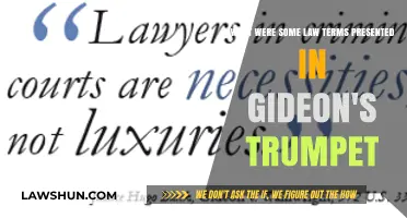 Gideon's Trumpet: Key Legal Terms and Their Impact on Justice