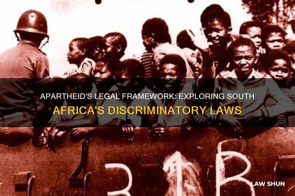 what were some of the laws in apartheid-era south africa