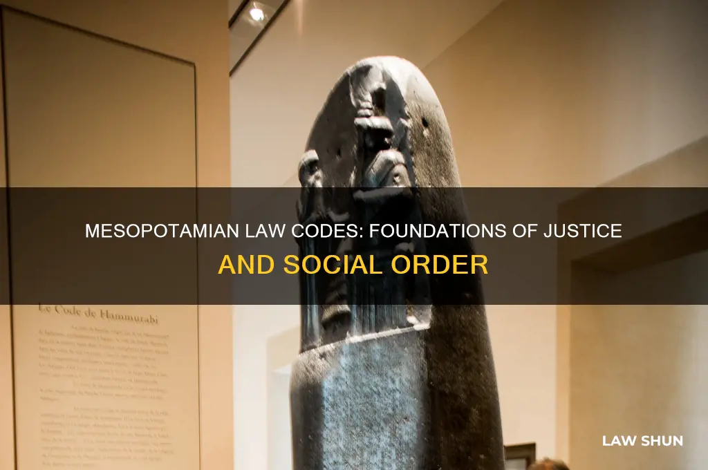 what were the benefits of law codes in mesopotamia