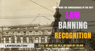 The 1871 Ban on Recognition: Societal and Legal Aftermath Explored