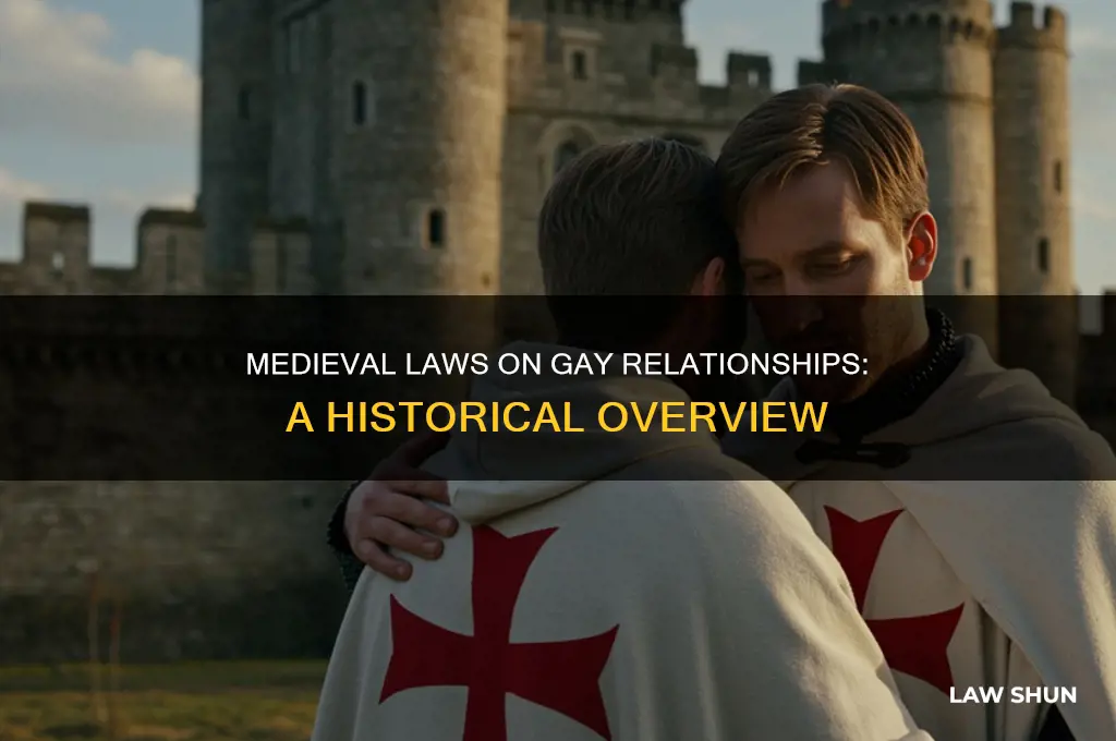 what were the laws on gay relationships in medieval times