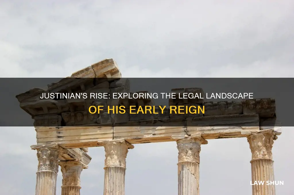 what were the laws were like when justinian became emperor