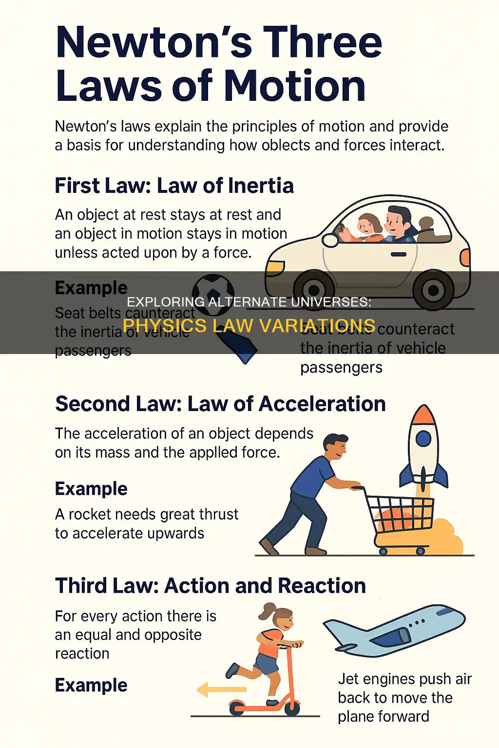 what would different laws of physics look like