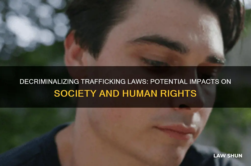 what would happen if people decrimilized trafficking laws
