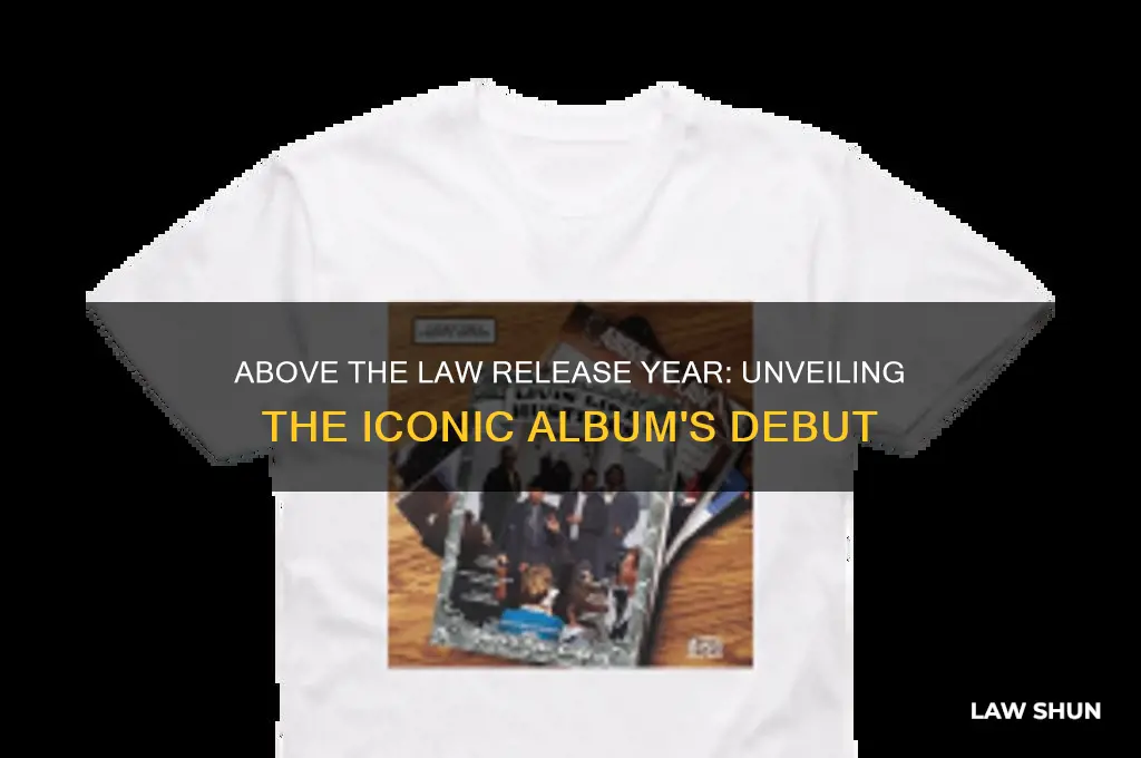 what year did above the law come out