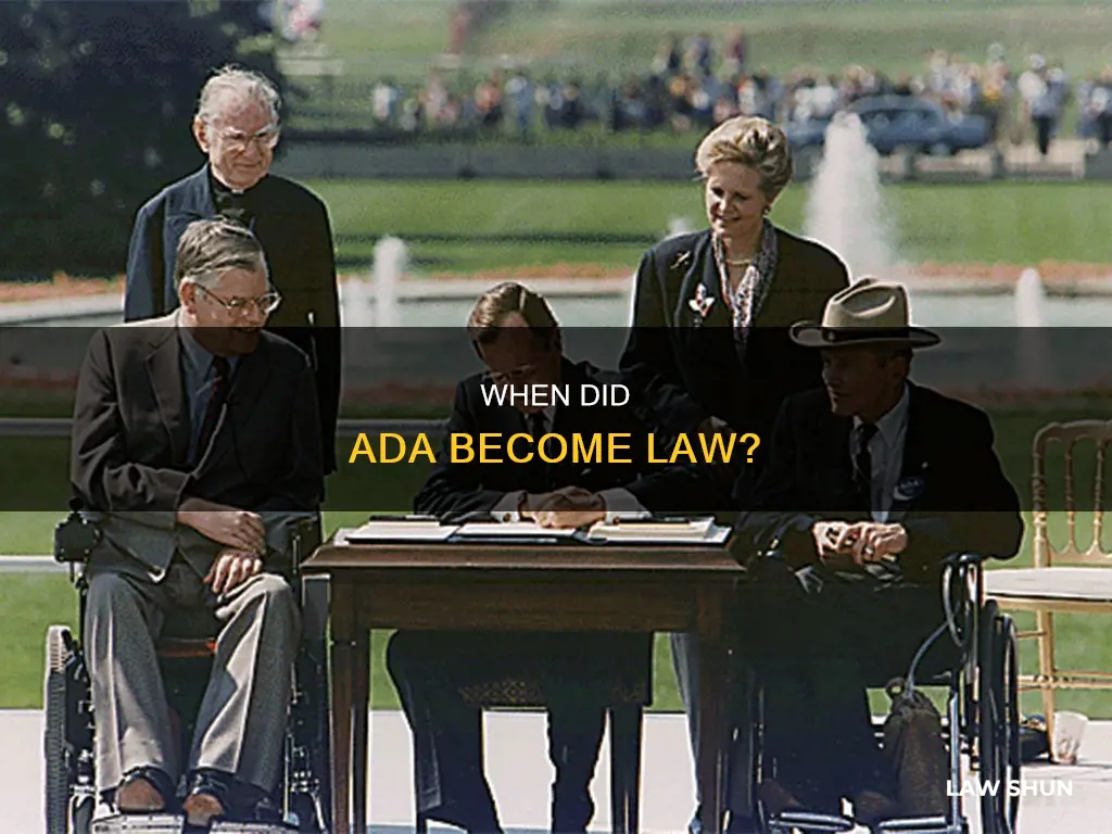 what year did ada become law