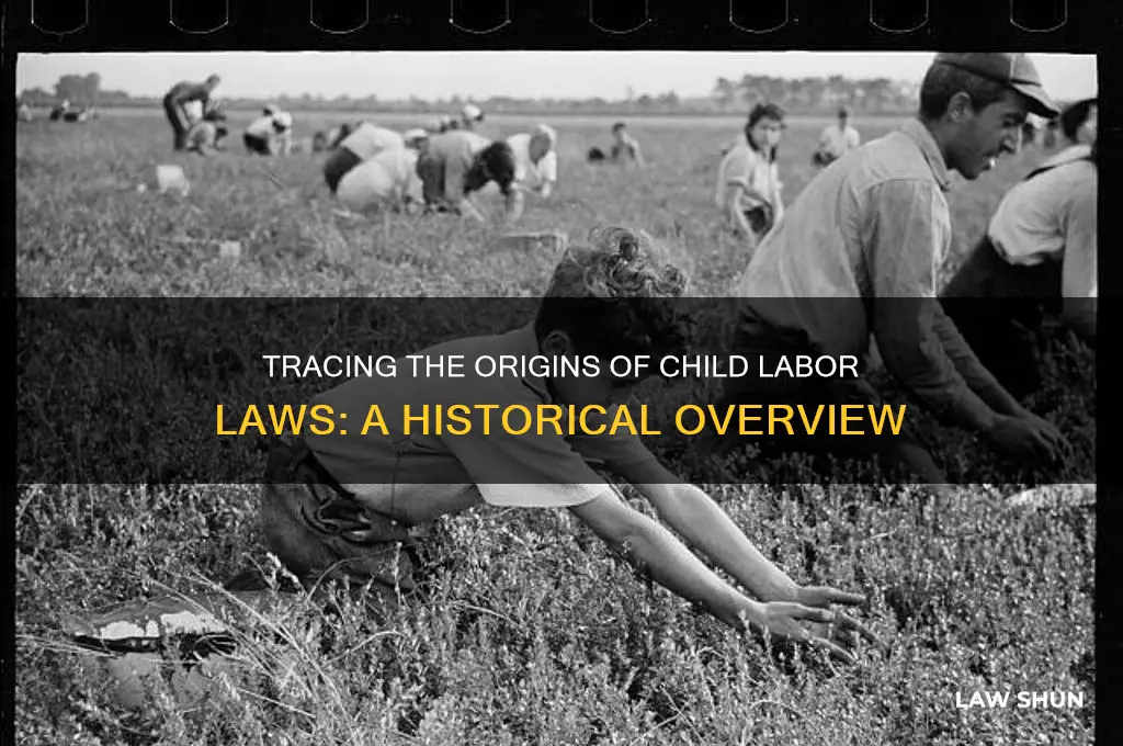what year did child labor laws start