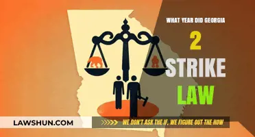 Georgia's 2 Strike Law: When Did It Take Effect?