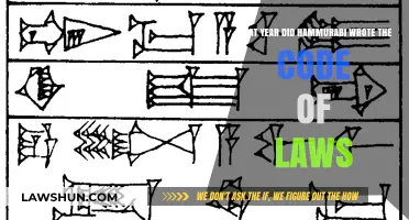 When Did Hammurabi Write the Code of Laws?