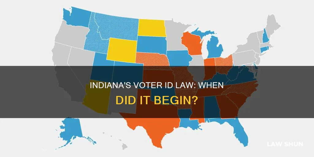 what year did indiana voter id become law