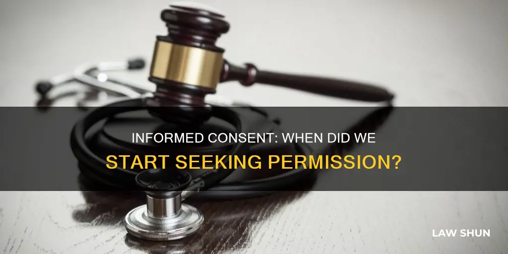 what year did informed consent become law