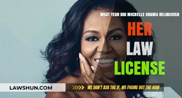 Michelle Obama's Law License: The Year She Stepped Away