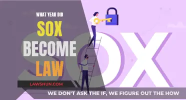 The Sox Law: When Did It Begin?