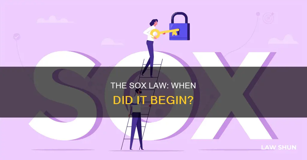 what year did sox become law