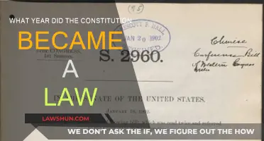 The Constitution's Legal Journey: A Historical Milestone
