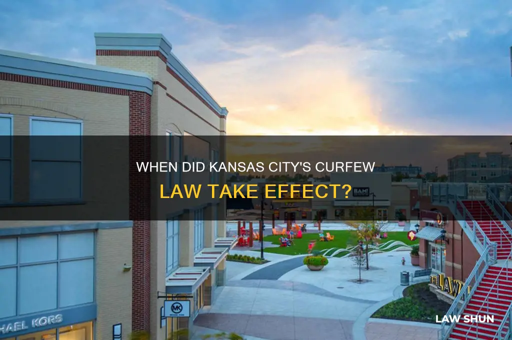what year did the kansas city crewfew come into law