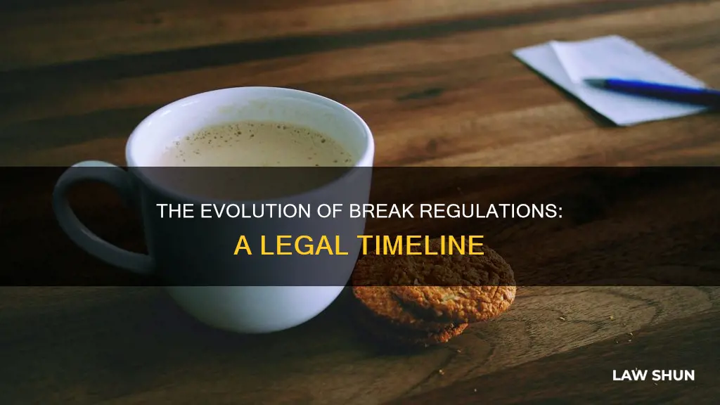 what year did the law change about breaks