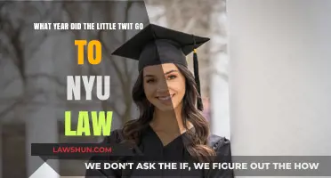 When Did the Little Twit Attend NYU Law School?