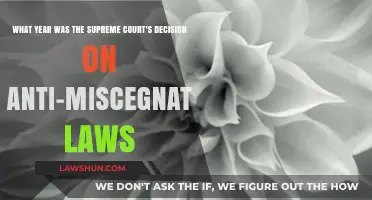 Supreme Court's Landmark Ruling: Striking Down Anti-Miscegenation Laws