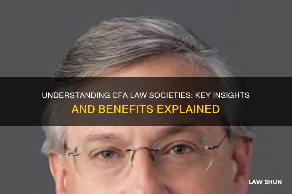 what you need to know about a cfa law society