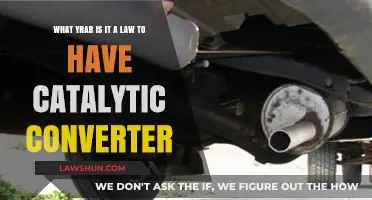 When Did Catalytic Converters Become Legally Required in Vehicles?