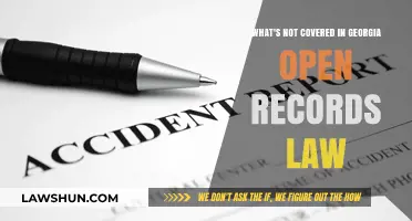 Georgia Open Records Law: Key Exclusions and Limitations Explained
