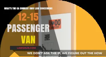 California DMV Regulations for 12-15 Passenger Vans: What's New?
