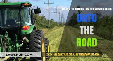 Illinois Law: Mowing Grass onto Roads – What You Need to Know
