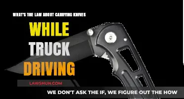 Knife Laws for Truck Drivers: What You Need to Know