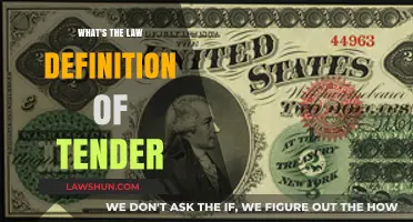Understanding the Legal Definition of Tender: Key Concepts and Applications